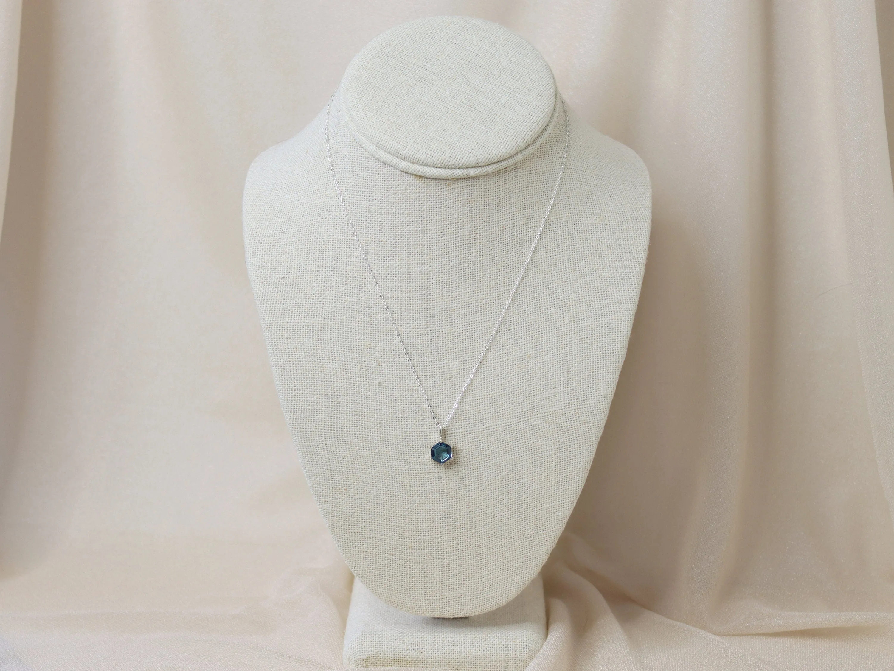 London Blue Topaz Pendant Necklace