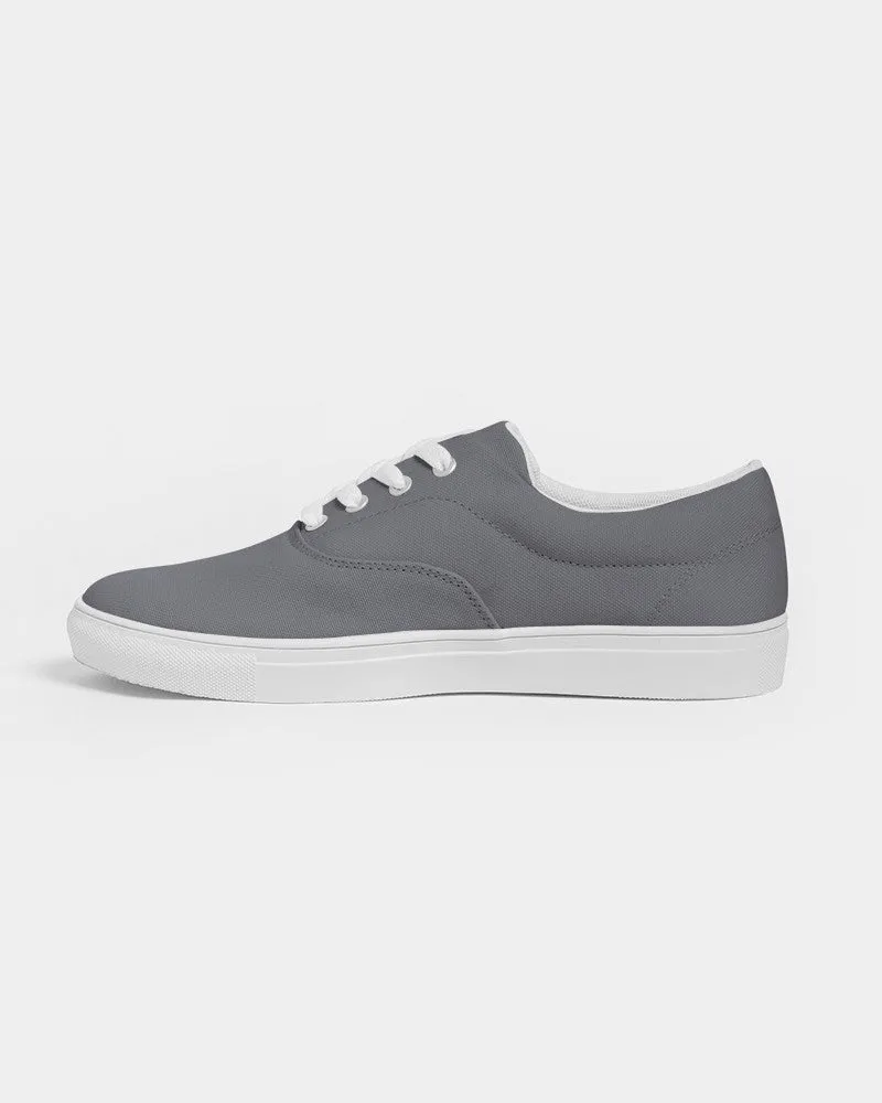 Medium Dark Blue Gray Women's Canvas Sneakers | Women's | Medium Dark Pale Blue Gray | C10M10Y0K60