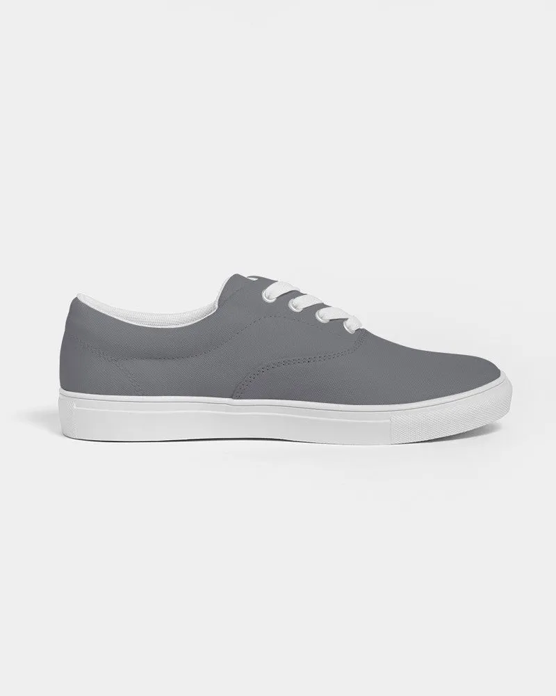 Medium Dark Blue Gray Women's Canvas Sneakers | Women's | Medium Dark Pale Blue Gray | C10M10Y0K60