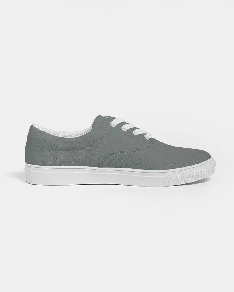 Medium Dark Green Gray Women's Canvas Sneakers | Women's | Medium Dark Pale Green Gray | C10M0Y10K60