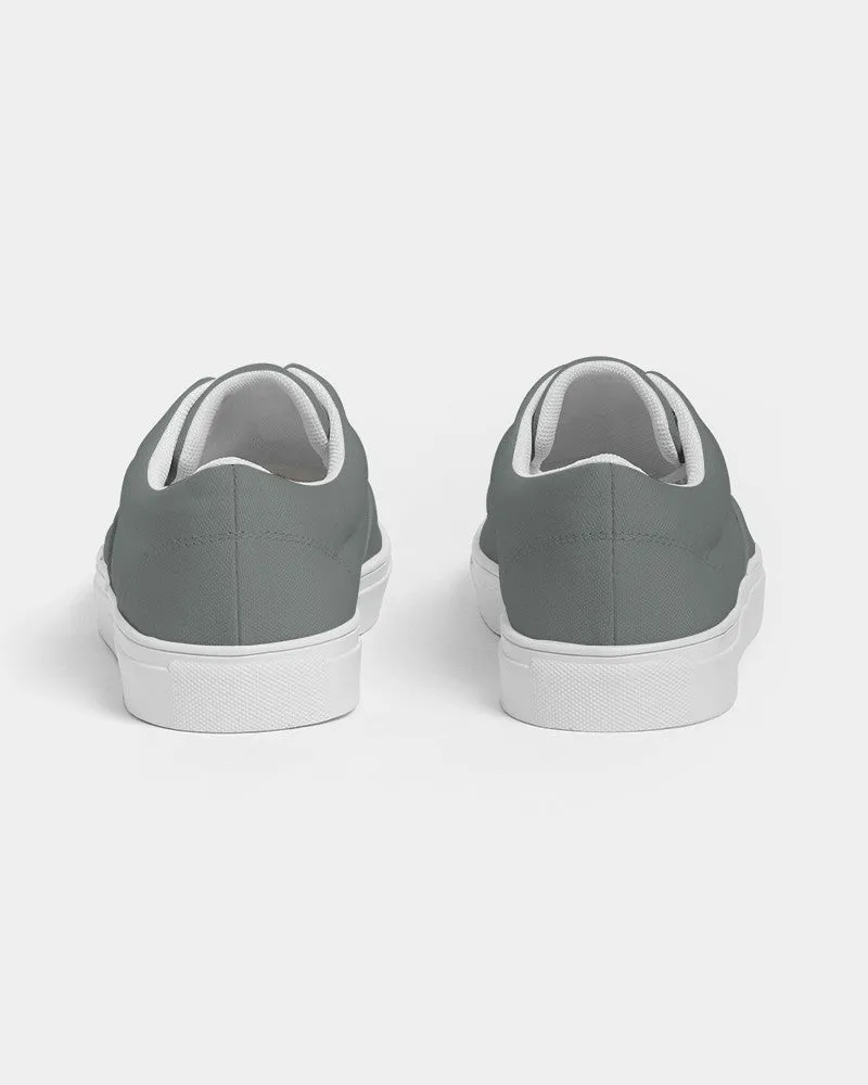 Medium Dark Green Gray Women's Canvas Sneakers | Women's | Medium Dark Pale Green Gray | C10M0Y10K60