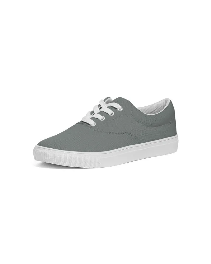 Medium Dark Green Gray Women's Canvas Sneakers | Women's | Medium Dark Pale Green Gray | C10M0Y10K60