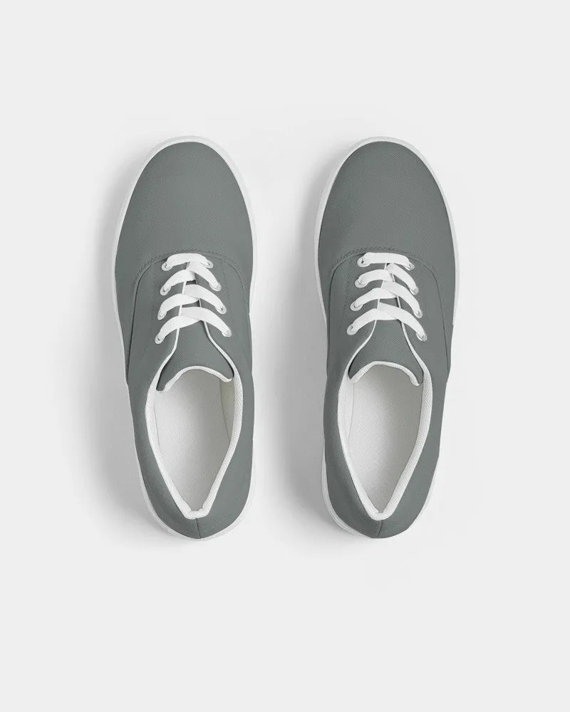 Medium Dark Green Gray Women's Canvas Sneakers | Women's | Medium Dark Pale Green Gray | C10M0Y10K60