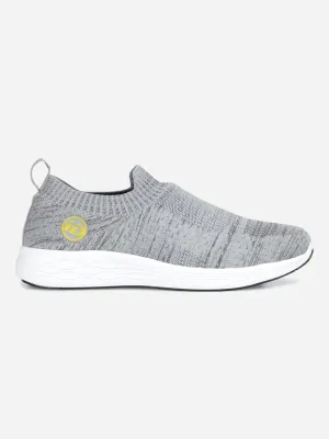 Men's Light Grey Slip On Sneaker (ID7522)