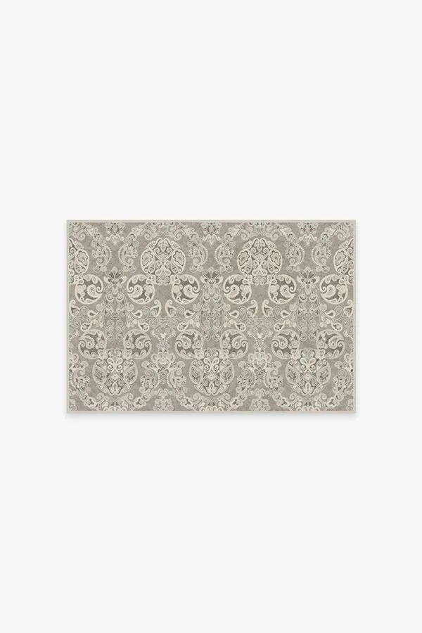 Mickey Damask Stone Tufted Rug