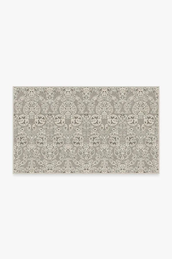 Mickey Damask Stone Tufted Rug