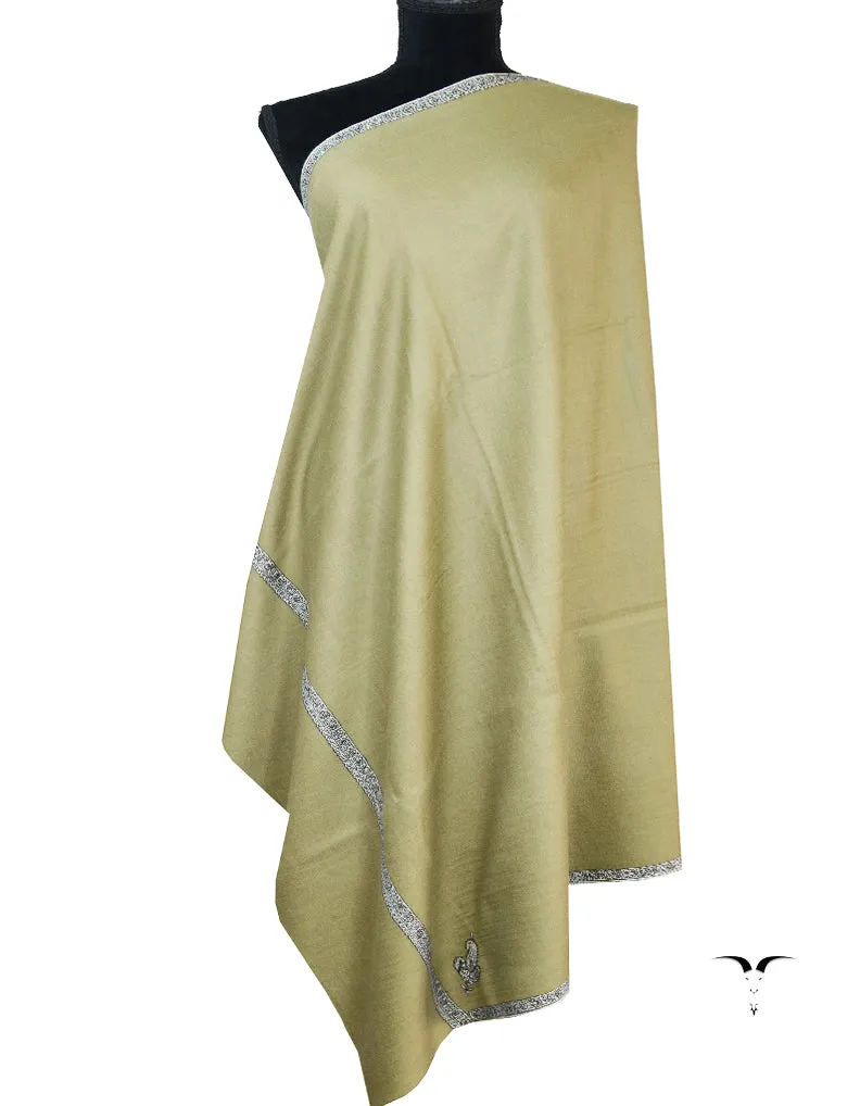 natural embroidery pashmina shawl 8529