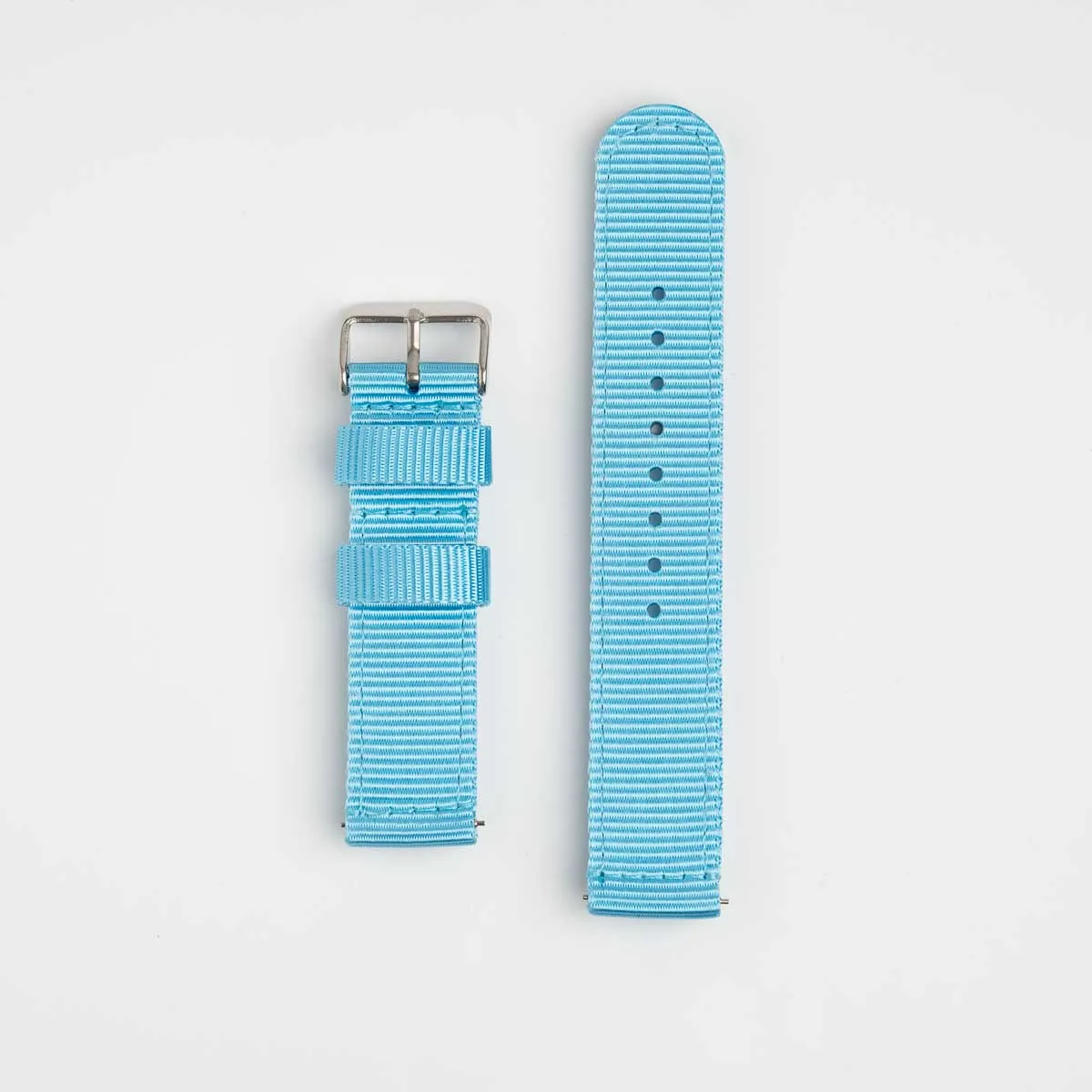 Nylon Quick Release Blue Watch Strap