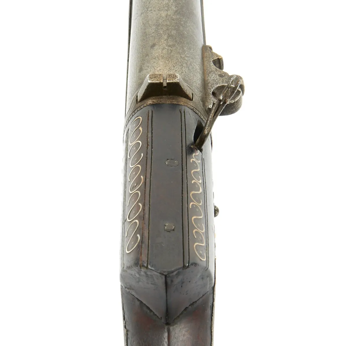 Original 19th Century Antique Indian Decorated Toradar Matchlock Gun c.1800/1850 - 68 Inches Long