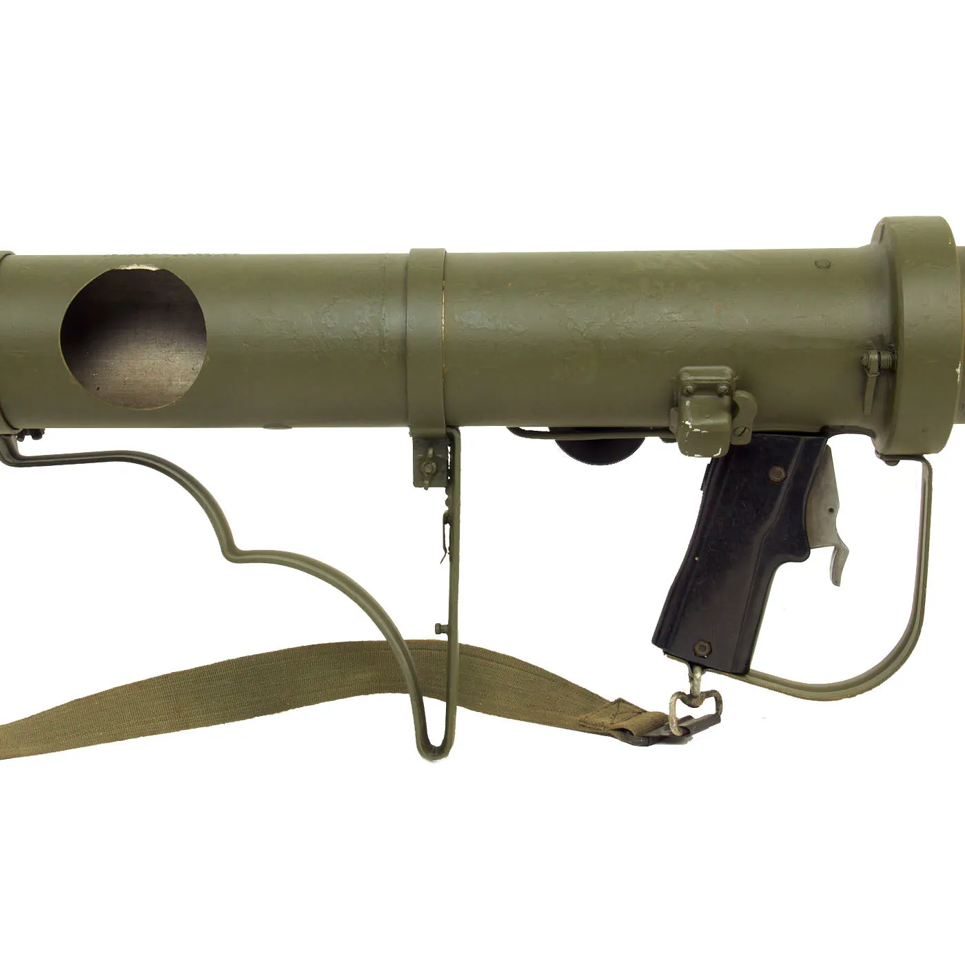 Original U.S. M20 A1B1 3.5 Inch Super Bazooka Rocket Launcher with INERT Practice Round - Canada Marked