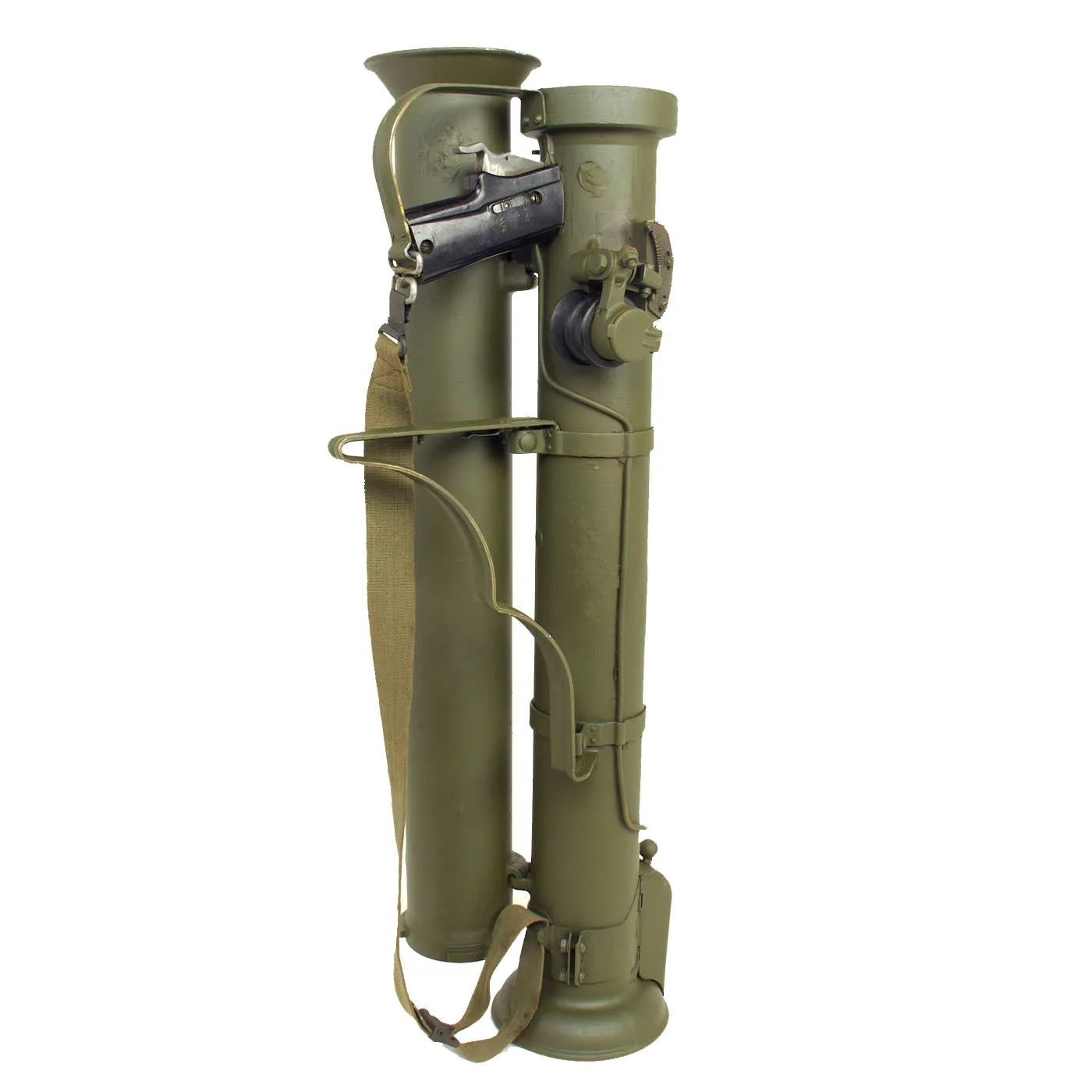 Original U.S. M20 A1B1 3.5 Inch Super Bazooka Rocket Launcher with INERT Practice Round - Canada Marked