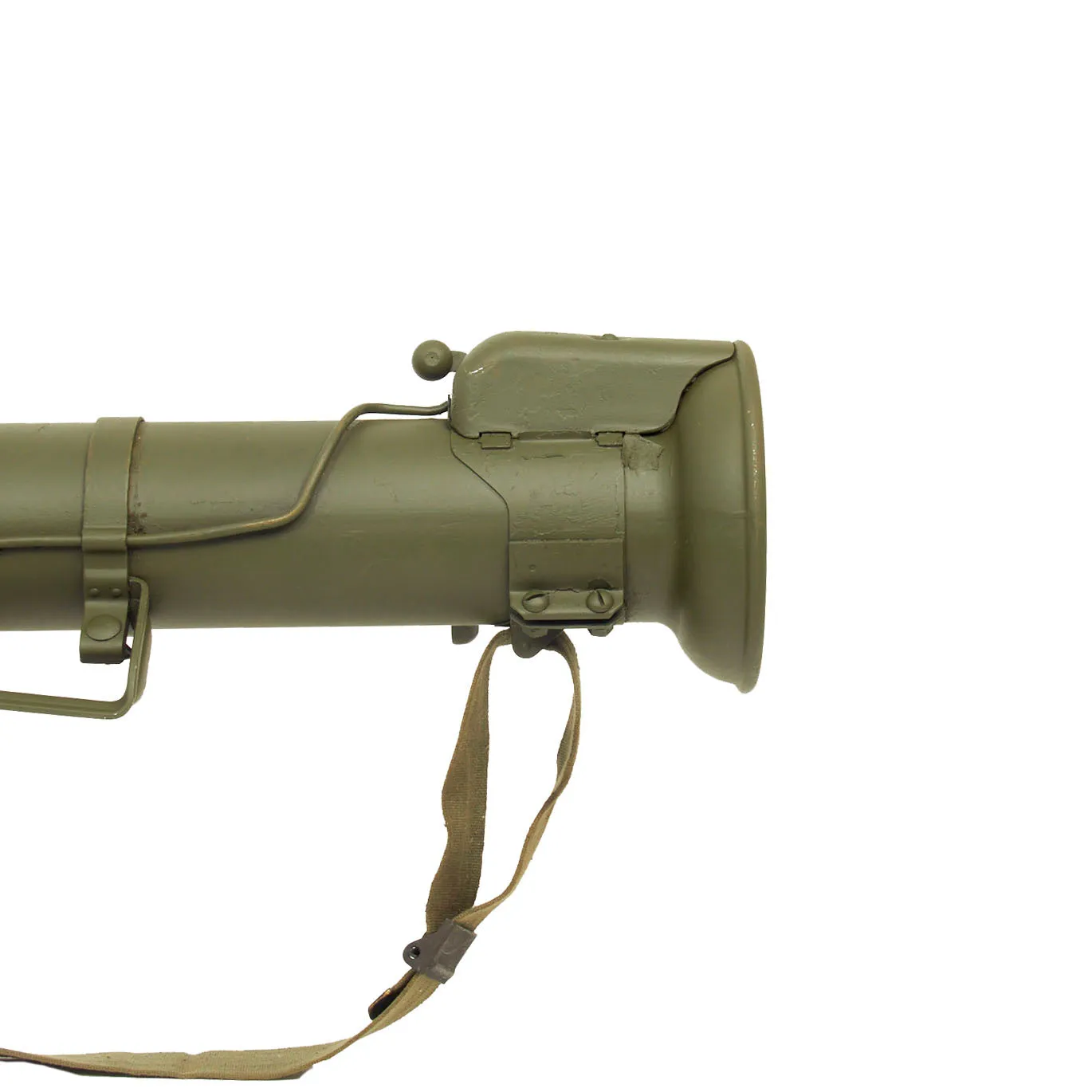 Original U.S. M20 A1B1 3.5 Inch Super Bazooka Rocket Launcher with INERT Practice Round - Canada Marked