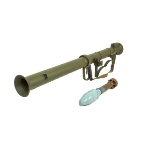 Original U.S. M20 A1B1 3.5 Inch Super Bazooka Rocket Launcher with INERT Practice Round - Canada Marked