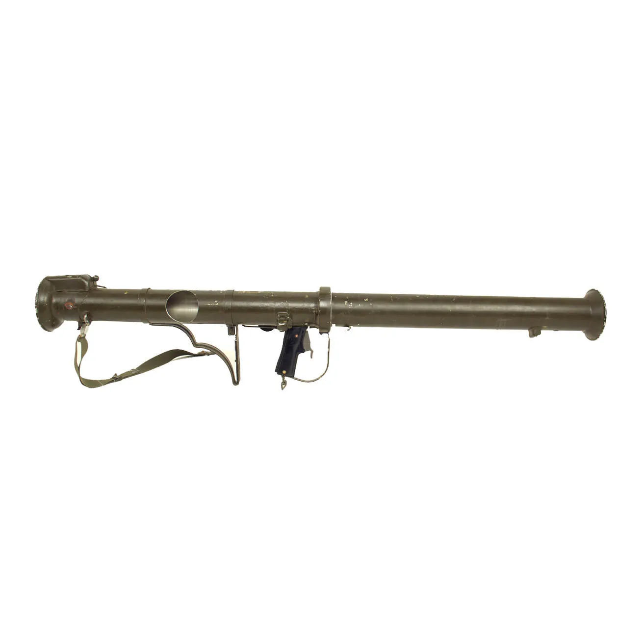 Original U.S. M20 A1B1 3.5 Inch Super Bazooka Rocket Launcher with INERT Practice Rounds and Carry Bag