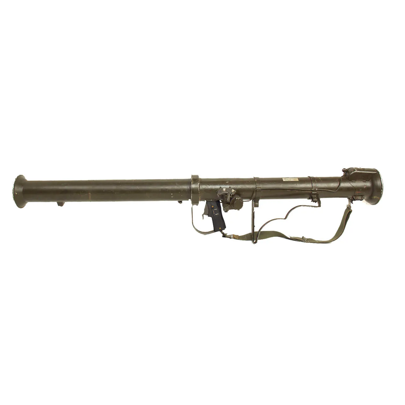 Original U.S. M20 A1B1 3.5 Inch Super Bazooka Rocket Launcher with INERT Practice Rounds and Carry Bag