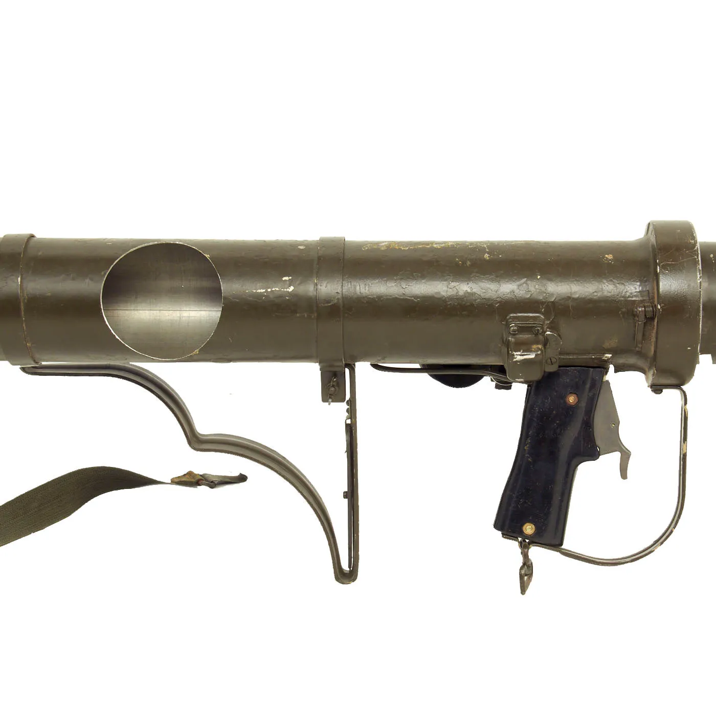 Original U.S. M20 A1B1 3.5 Inch Super Bazooka Rocket Launcher with INERT Practice Rounds and Carry Bag