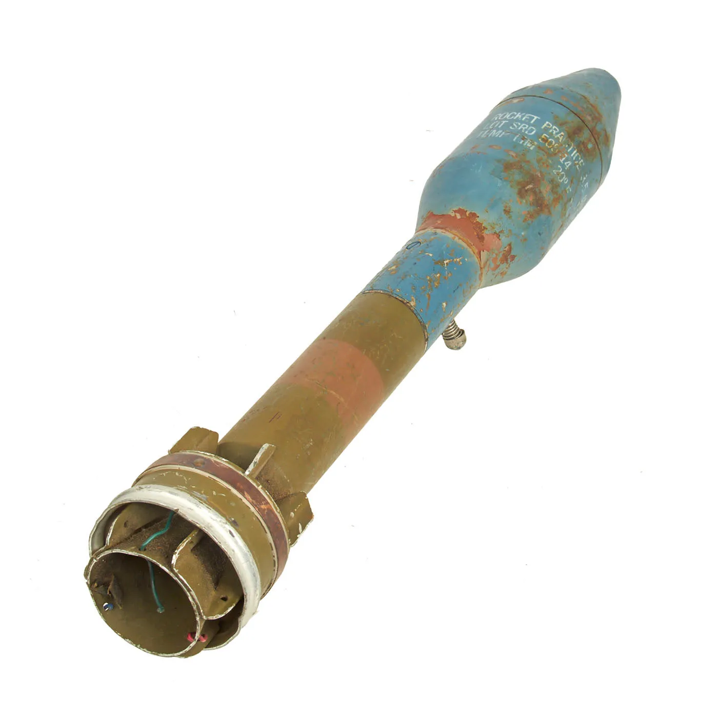 Original U.S. M20 A1B1 3.5 Inch Super Bazooka Rocket Launcher with INERT Practice Rounds and Carry Bag