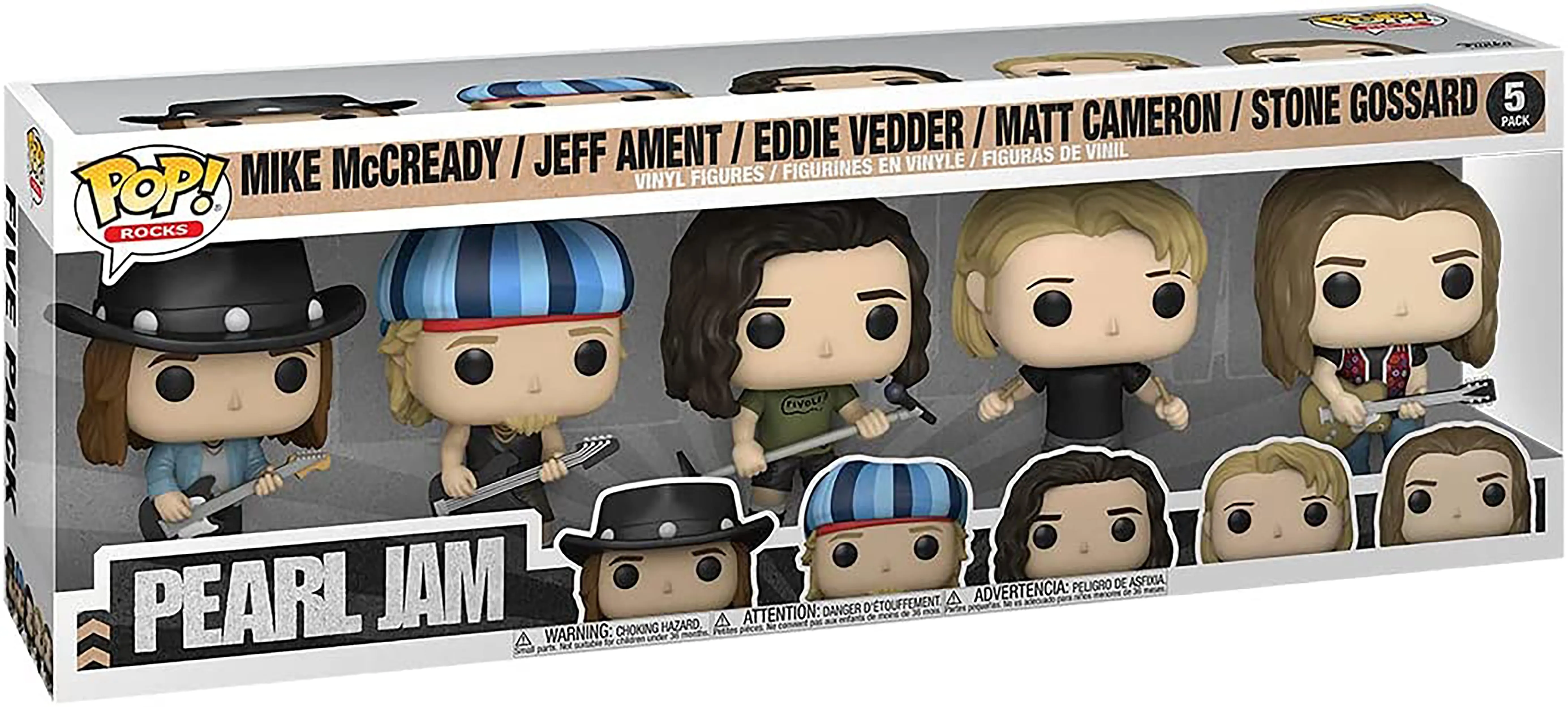 Pearl Jam Funko POP Rocks Vinyl Figure 5-Pack