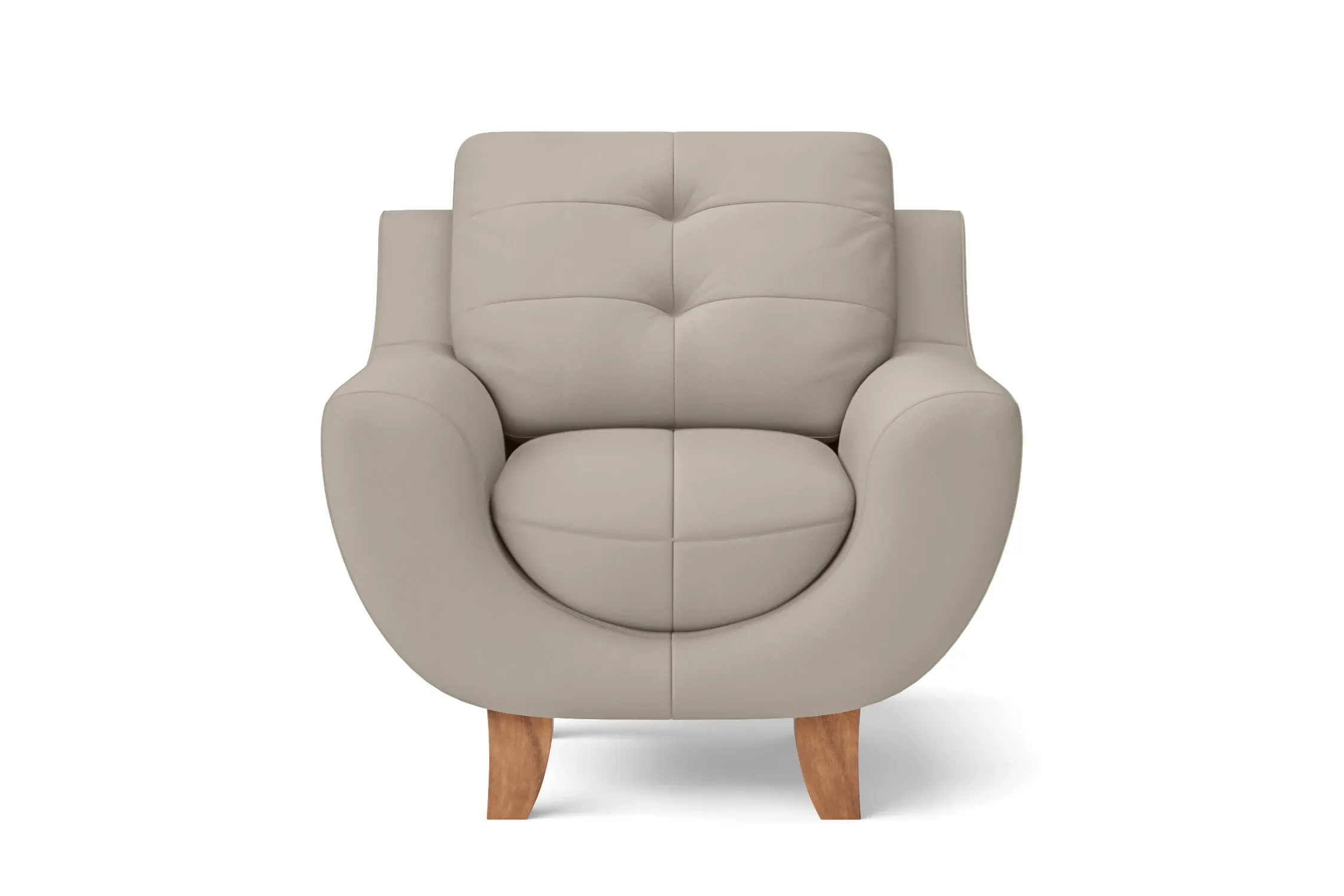 Perugia Armchair Sand Leather