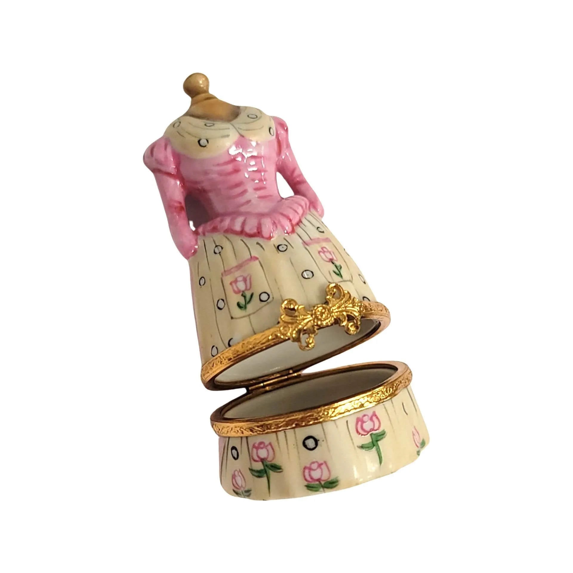 Pink Antique Dress on Form