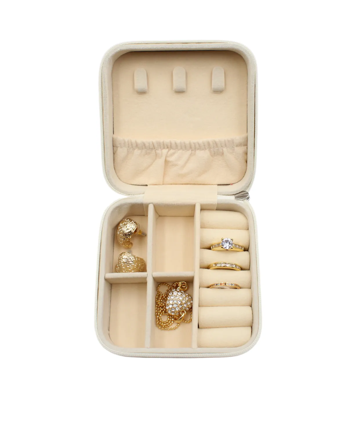 Pink Travel Jewelry Case