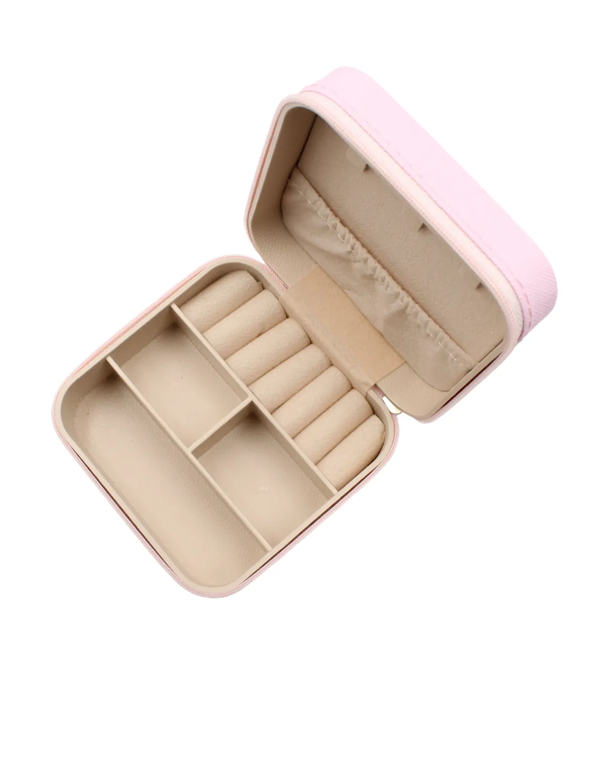 Pink Travel Jewelry Case