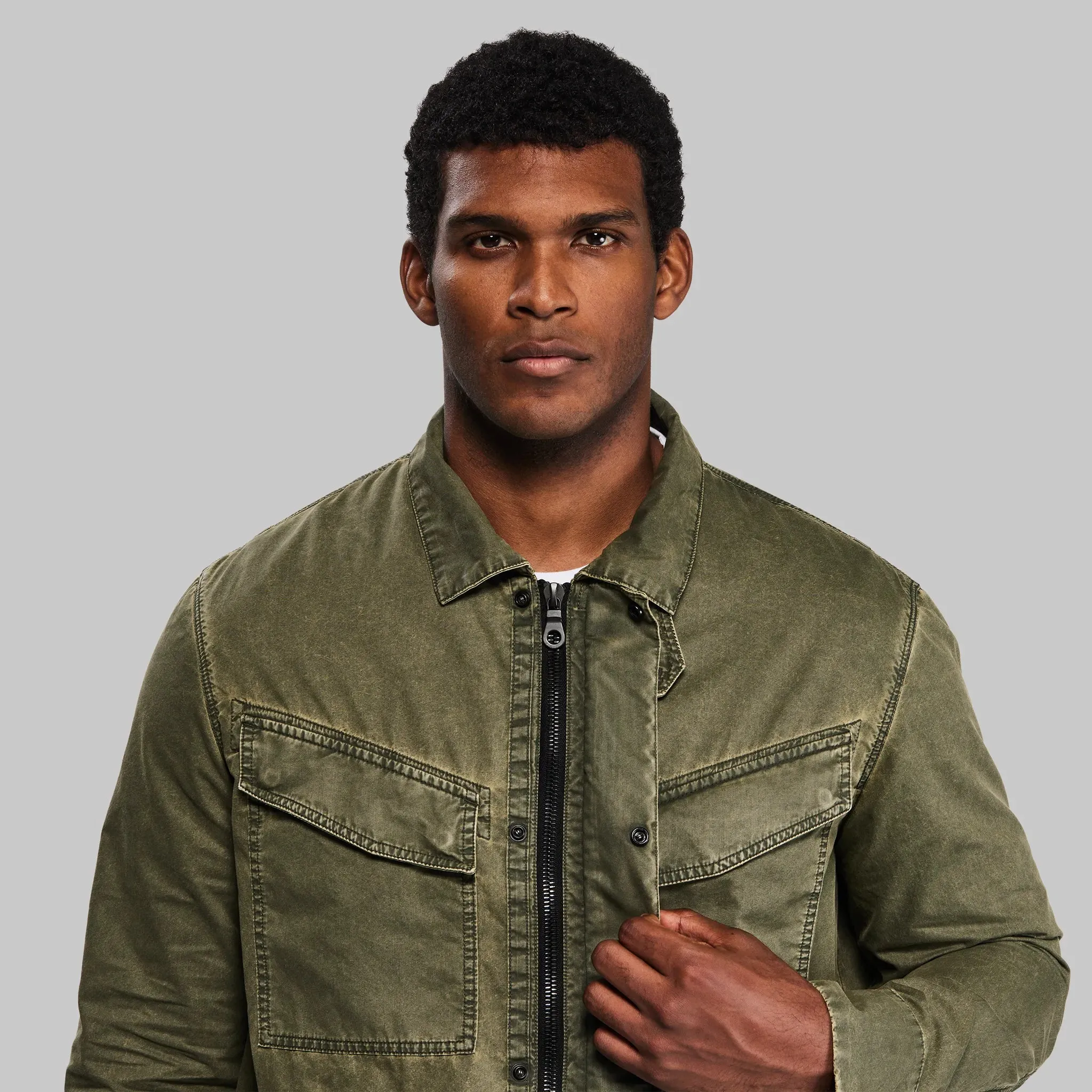 Planet Earth Lightweight Field Jacket. Green edition