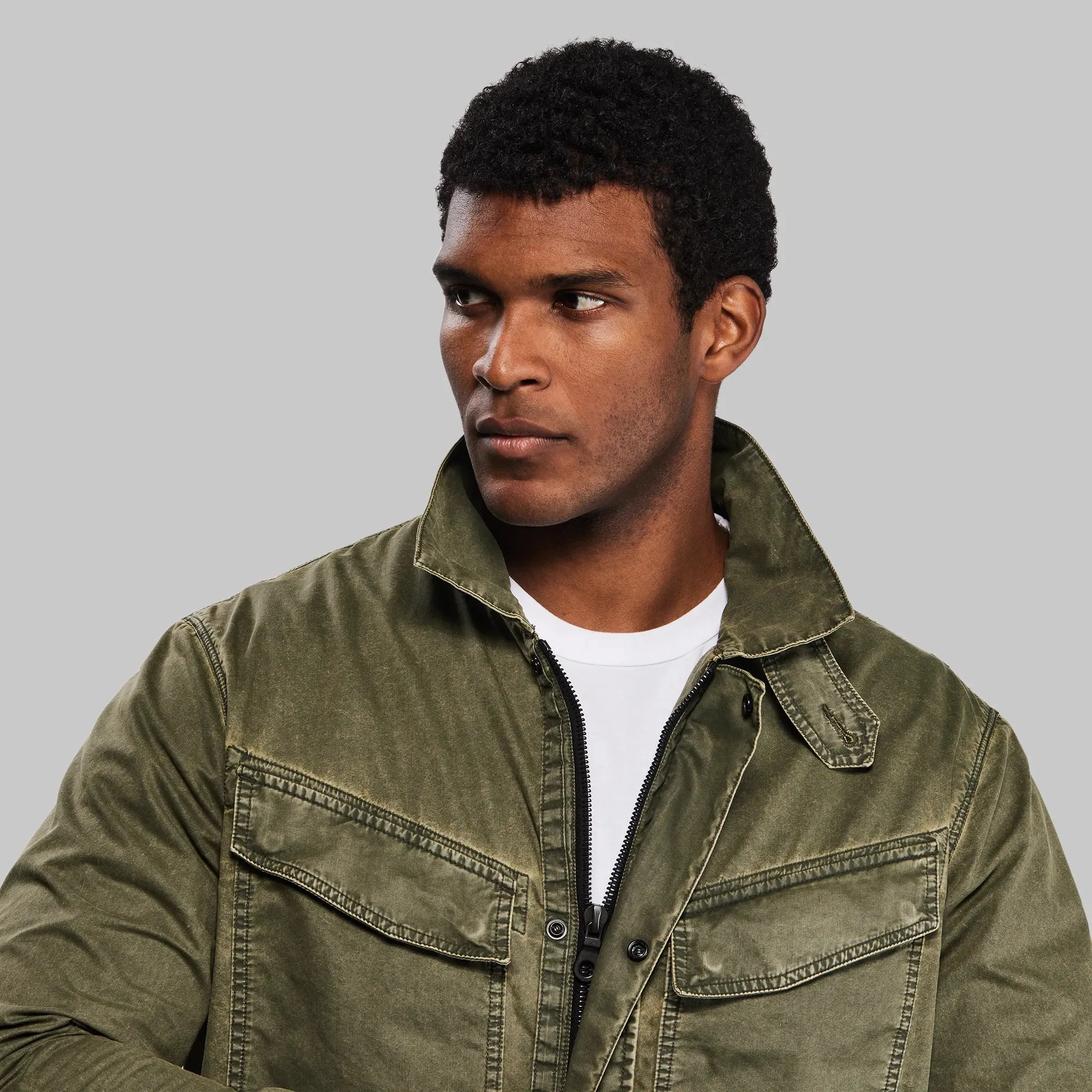 Planet Earth Lightweight Field Jacket. Green edition