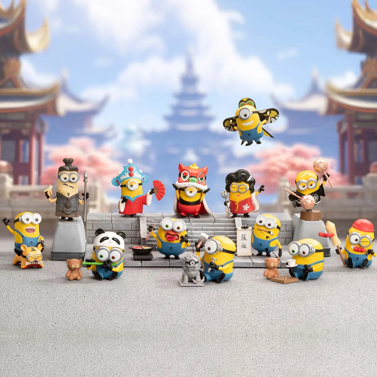 POP MART Minions Travelogues of China Series Figures