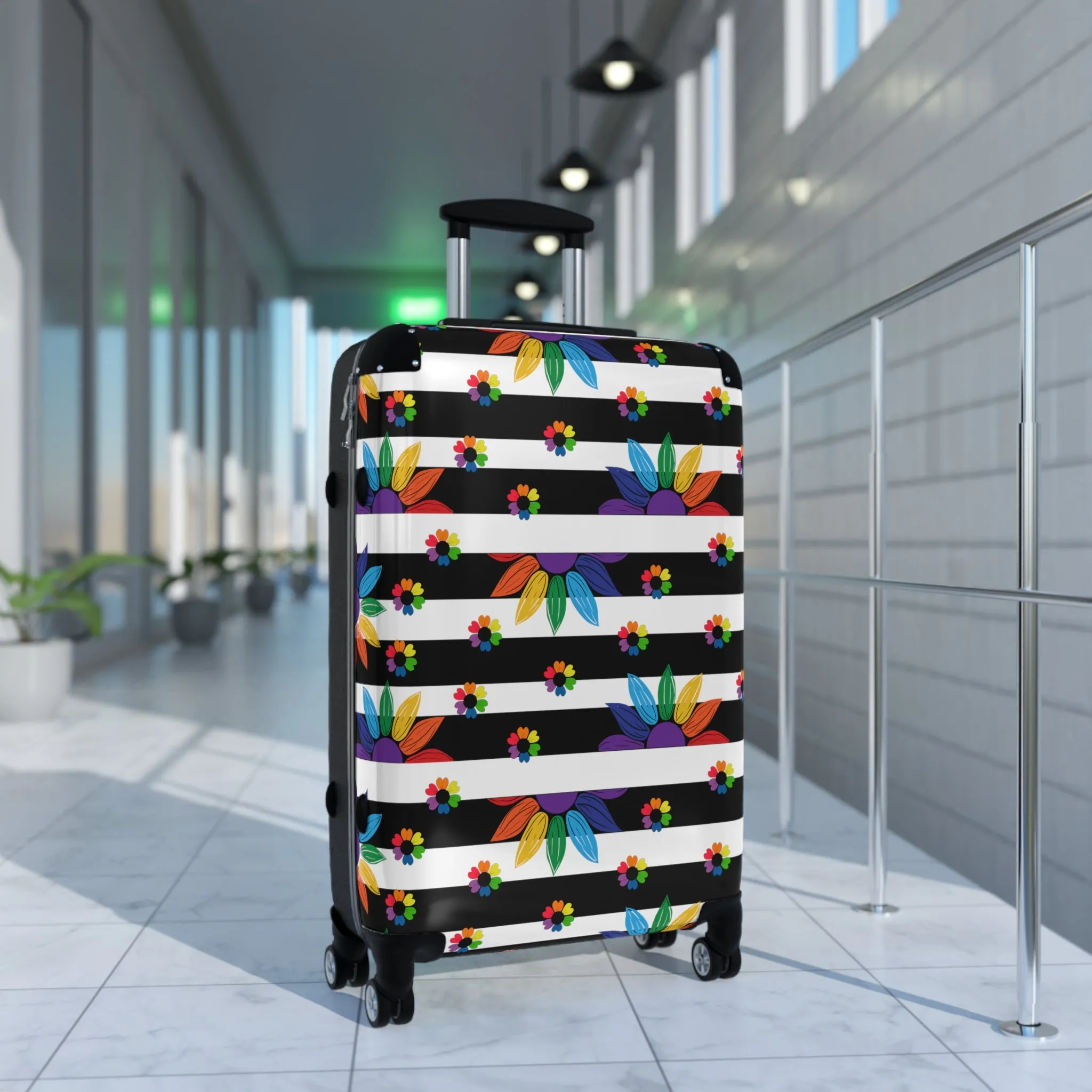 Pride Floral Suitcase