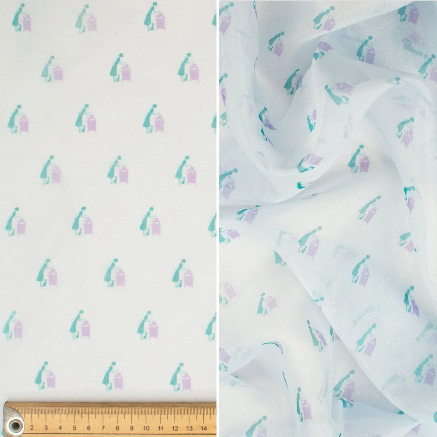 Printed Organza