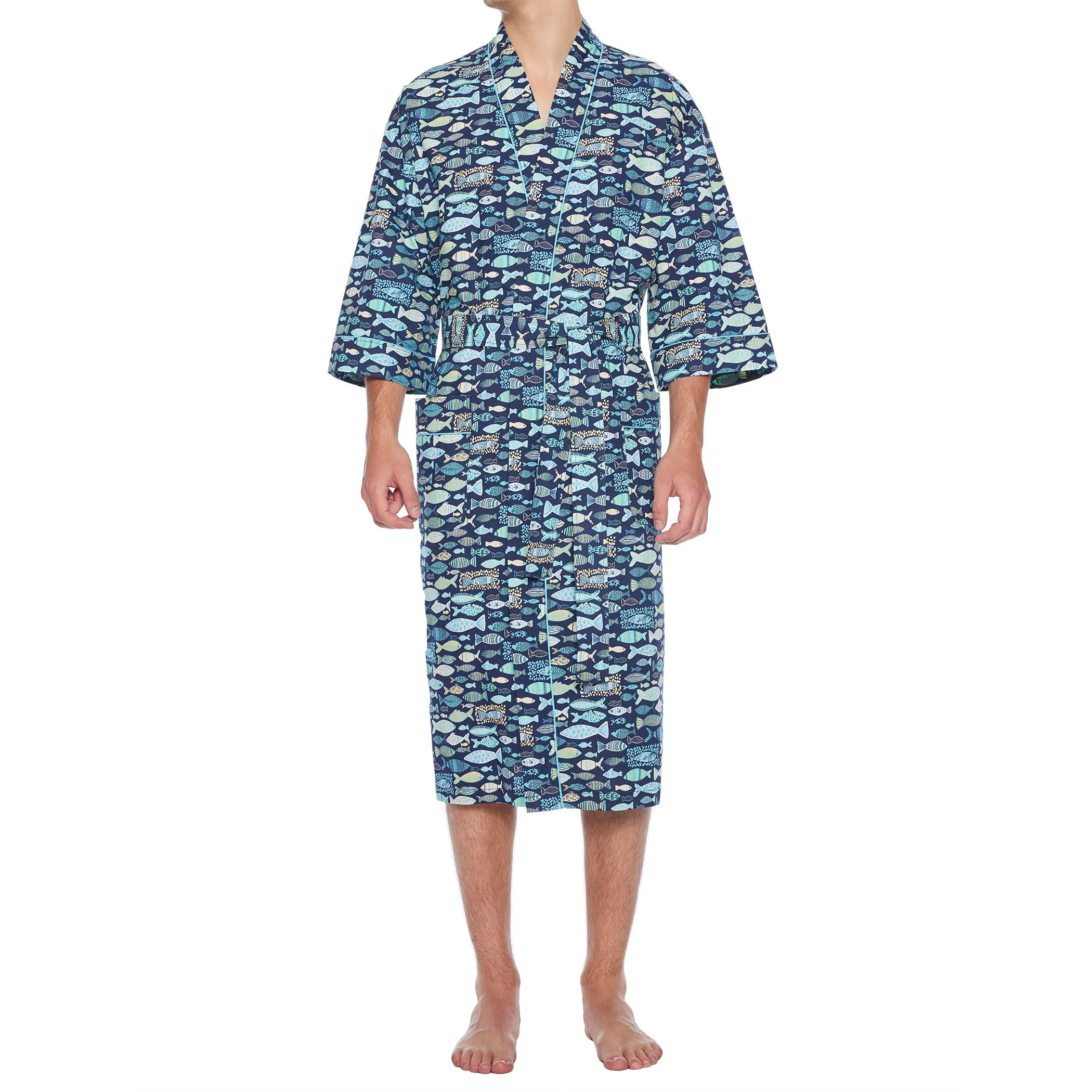 Printed Woven Kimono 48 Inch