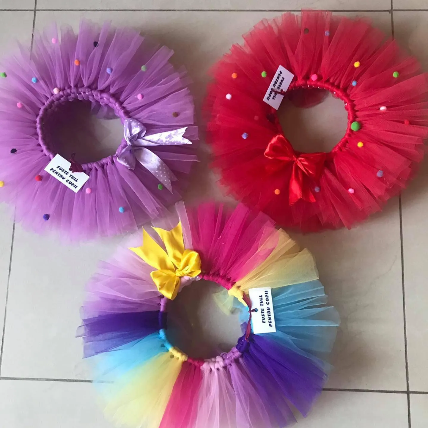 Rainbow Twirl Tulle Skirt: A Splash of Color for Joyful Moments