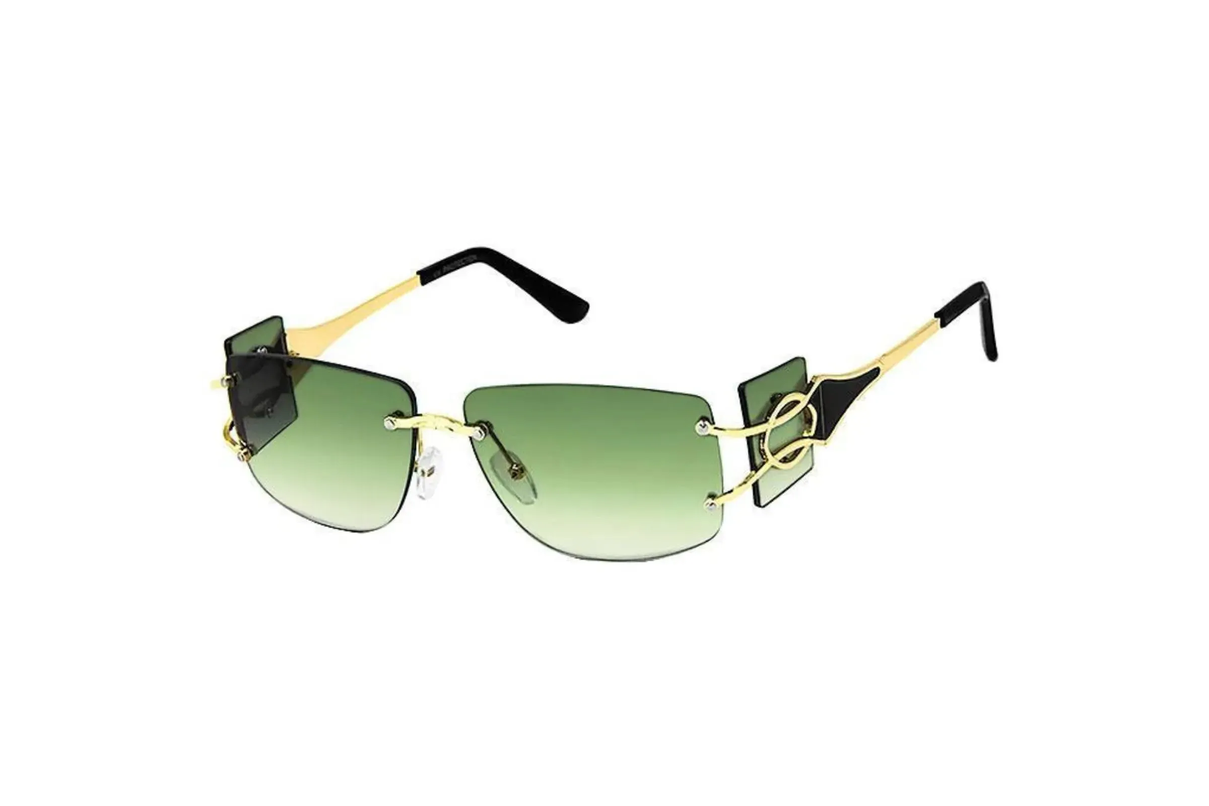 Rimless Temple Sunglasses