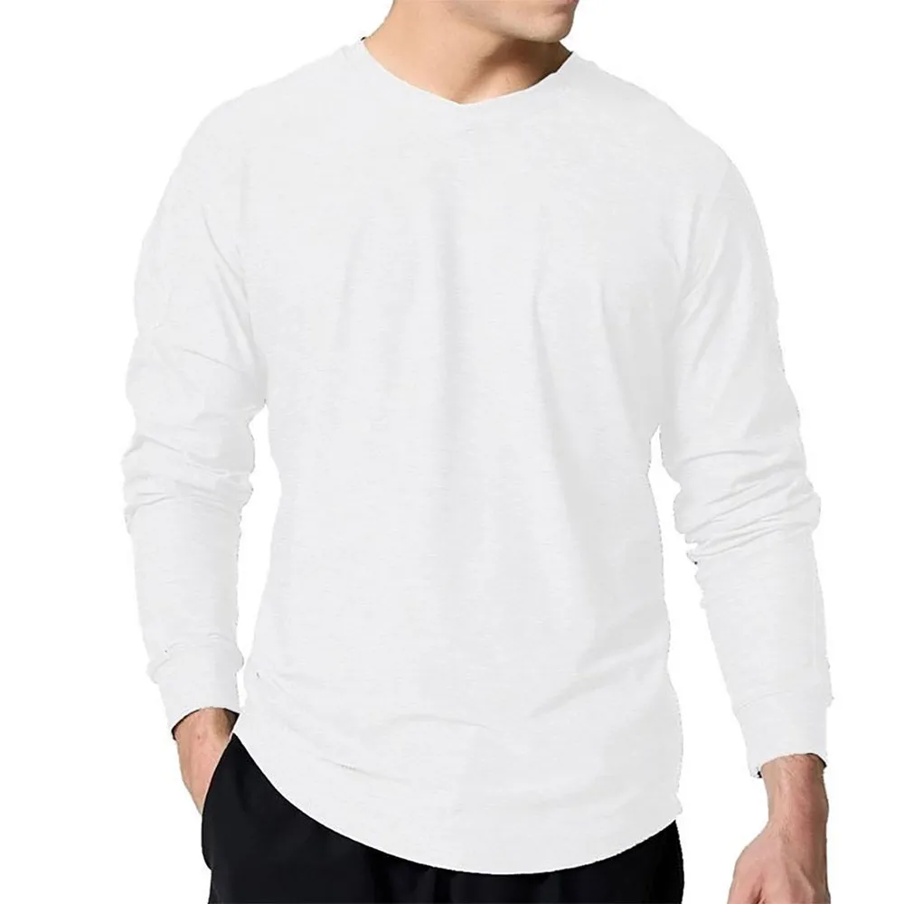 SB Sport V Neck Long Sleeve Mens Tennis Shirt