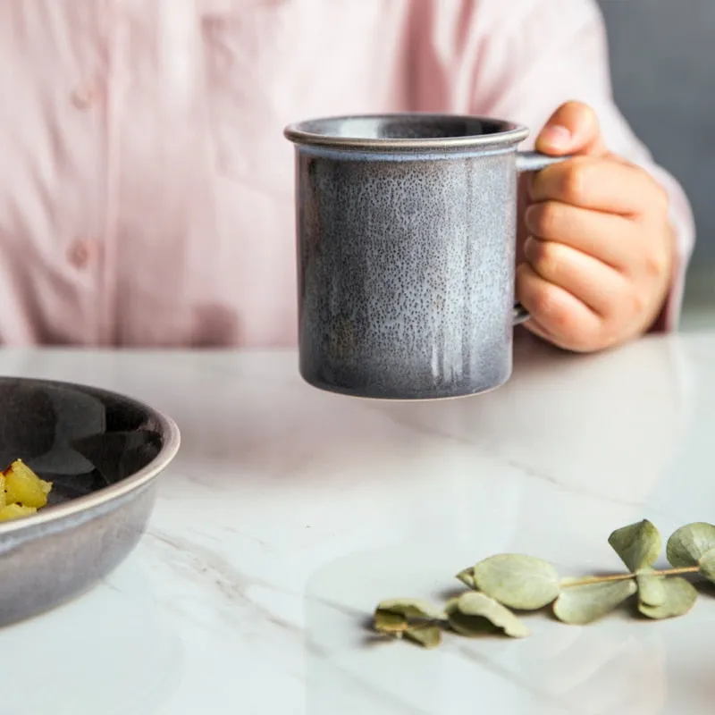 Slate Ceramic Porcelain Dinnerware