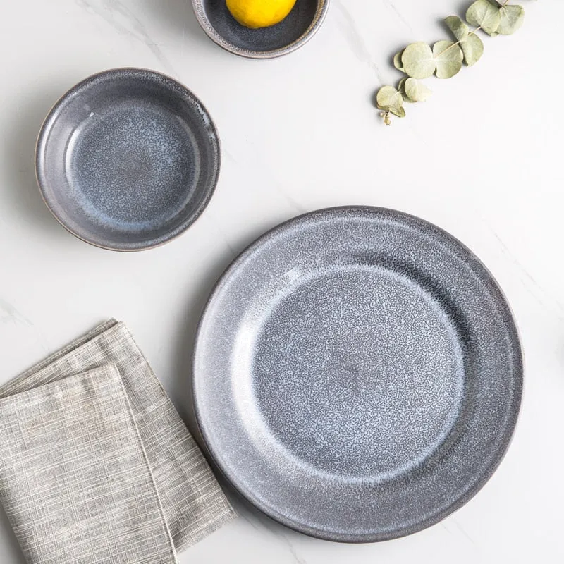 Slate Ceramic Porcelain Dinnerware