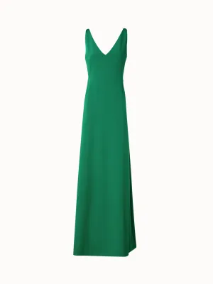 Sleeveless Silk Evening Dress