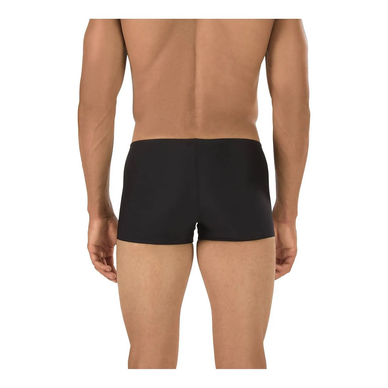 Speedo Endurance Square Leg Solid Men's Training Swim Suit - Black