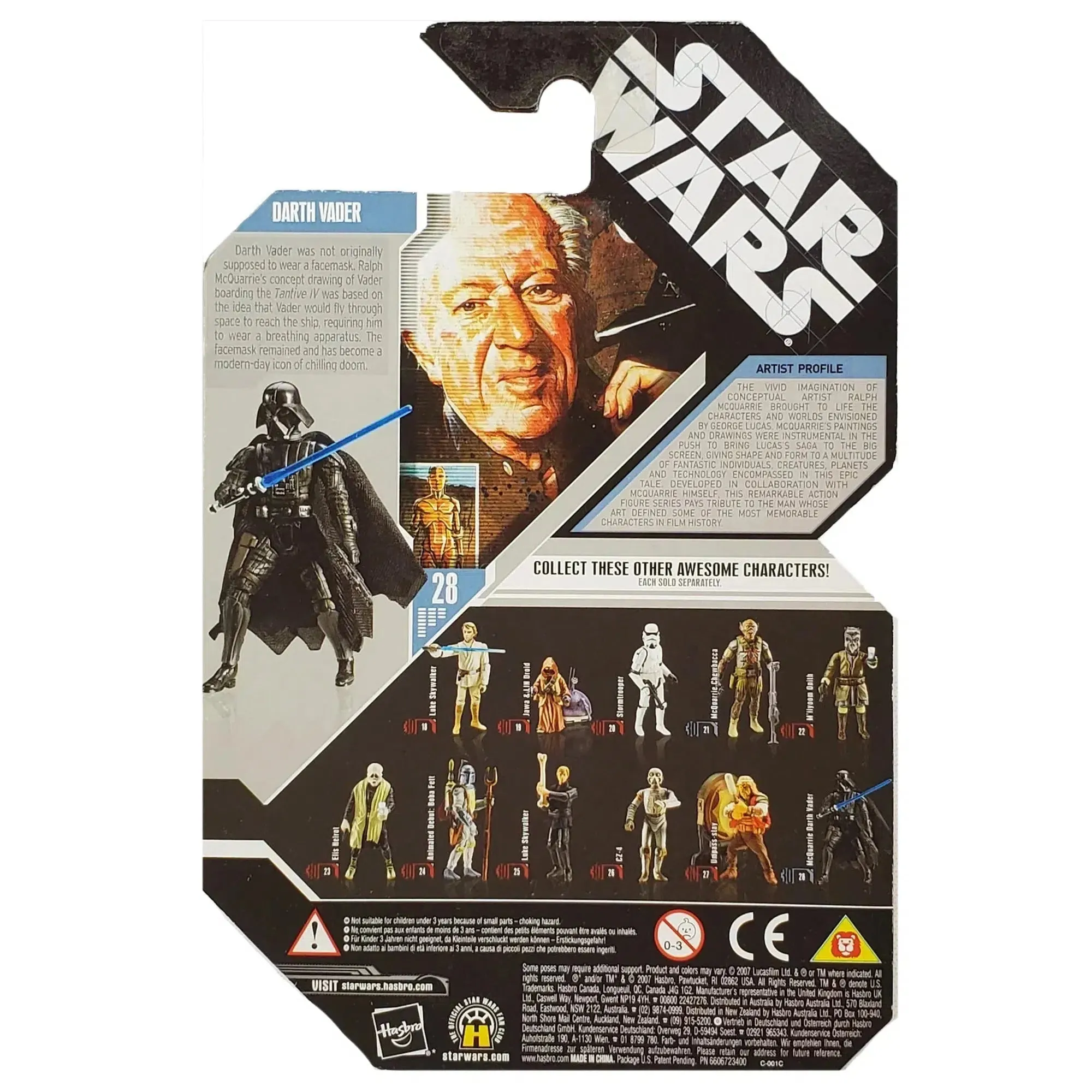 Star Wars - Ralph McQuarrie Concept Darth Vader Action Figure (3.75") - Hasbro - Signature Series