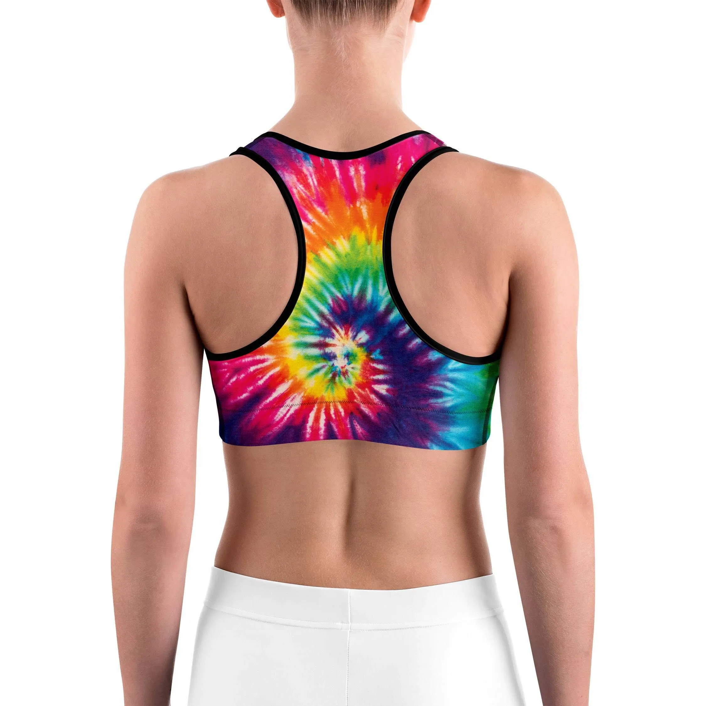 Tie Dye Swirl Sports Bra