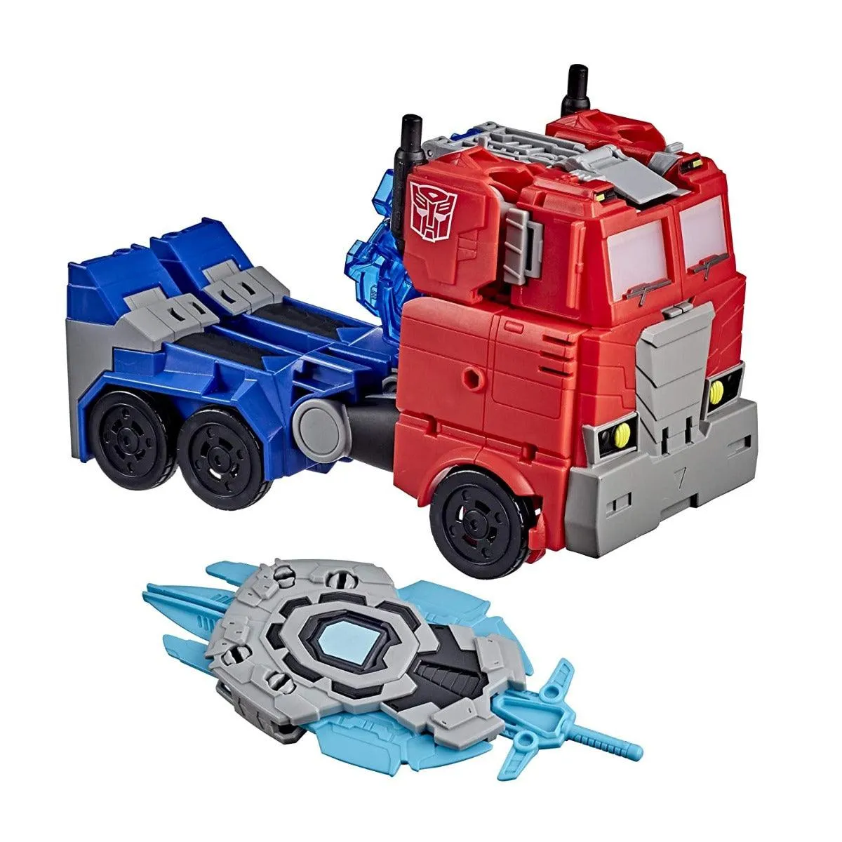 Transformers Bumblebee Cyberverse Adventures Battle Call Officer Class Optimus Prime, Voice Activated Lights And Sounds, Ages 6 And Up 10-Inch