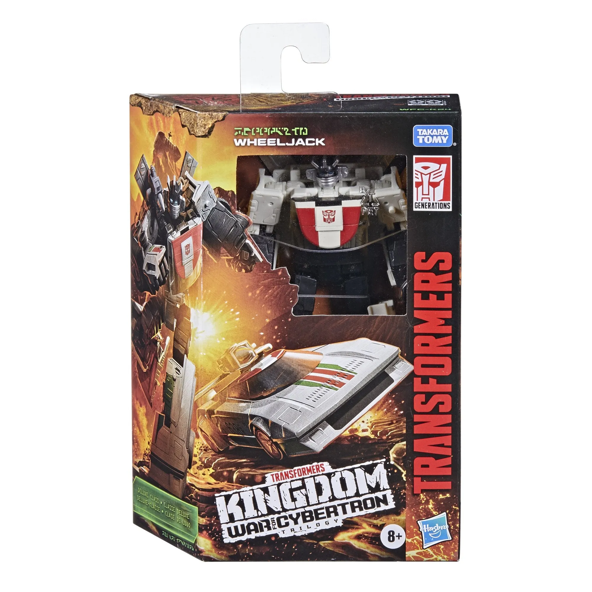 Transformers - War for Cybertron: Kingdom WFC-K24 Deluxe Wheeljack Action Figure (F0678)