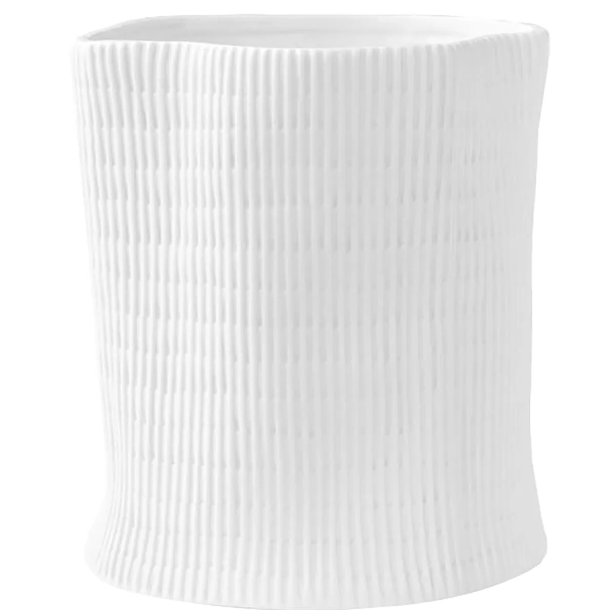 Villa & House Corum Cache Pot, White