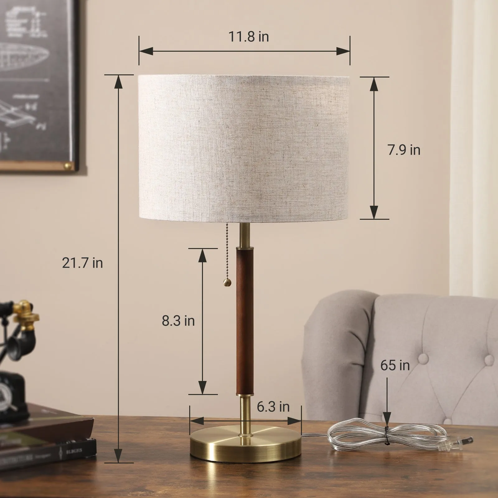 Vintage Table Lamp-HLTL05S