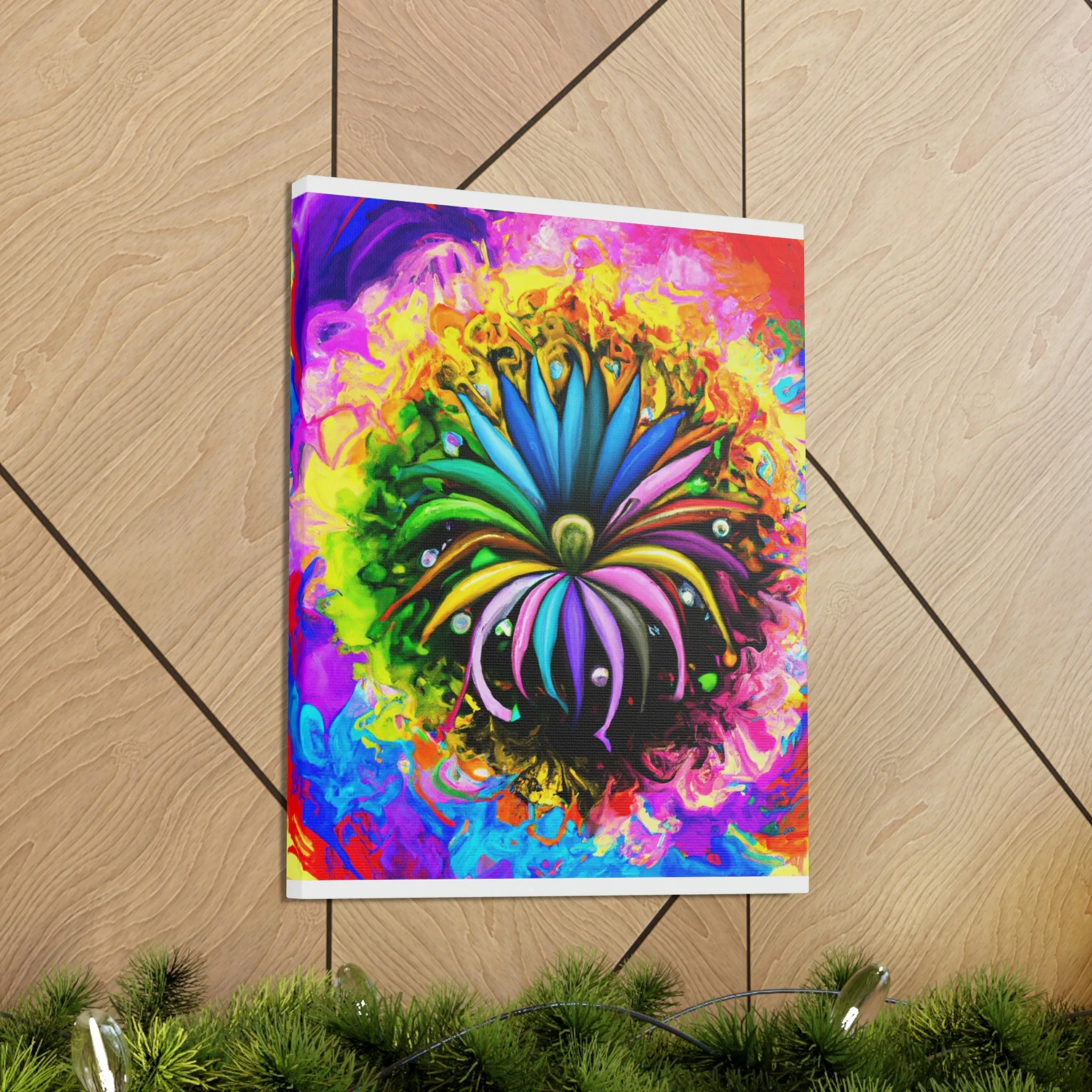 Vivid Petal Vibe - Canvas