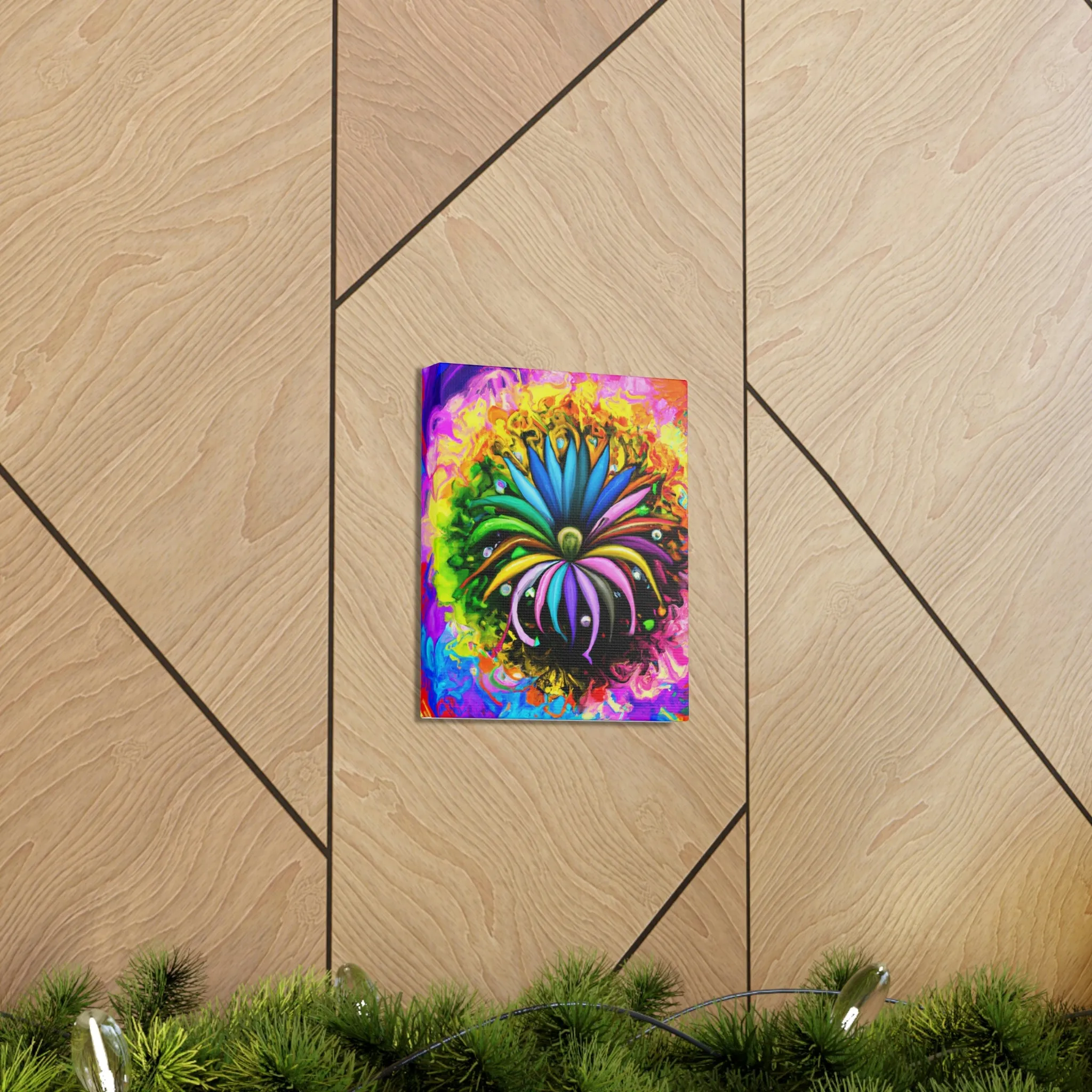 Vivid Petal Vibe - Canvas