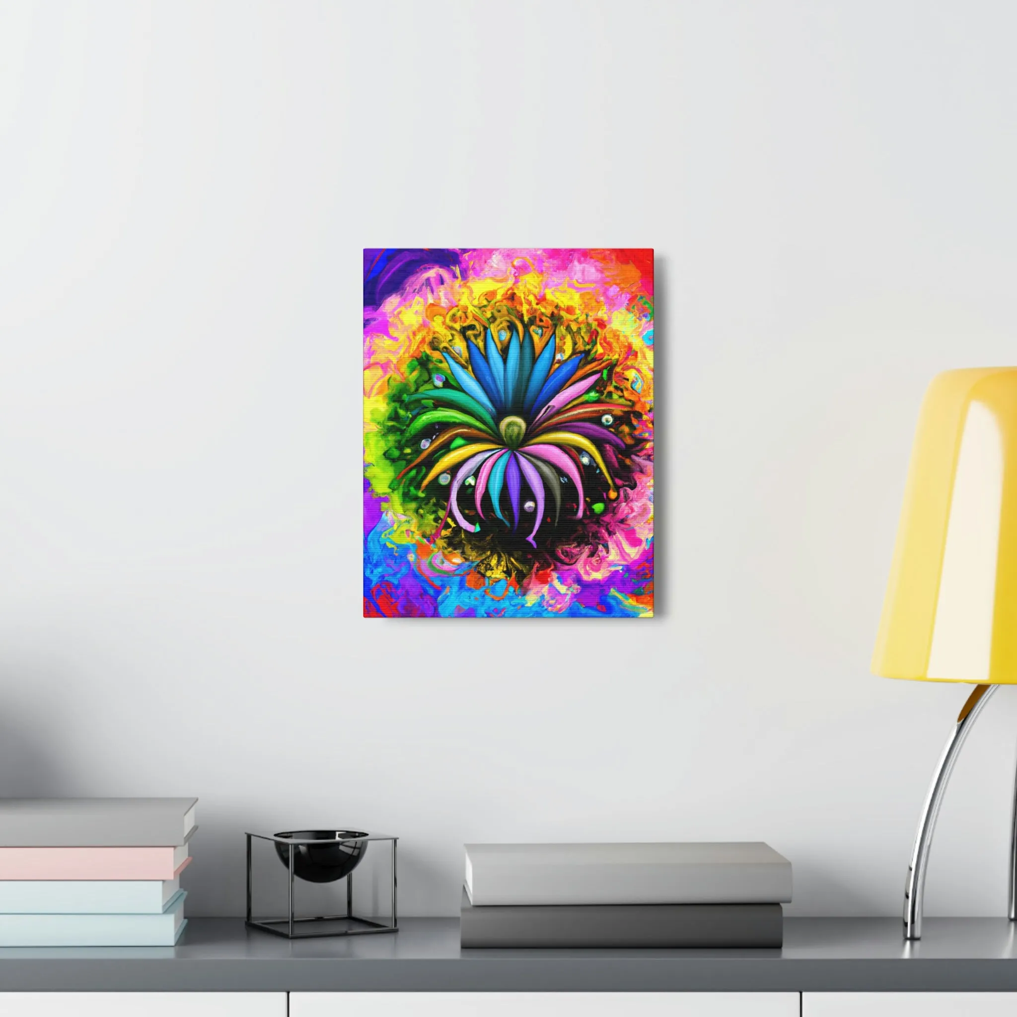 Vivid Petal Vibe - Canvas