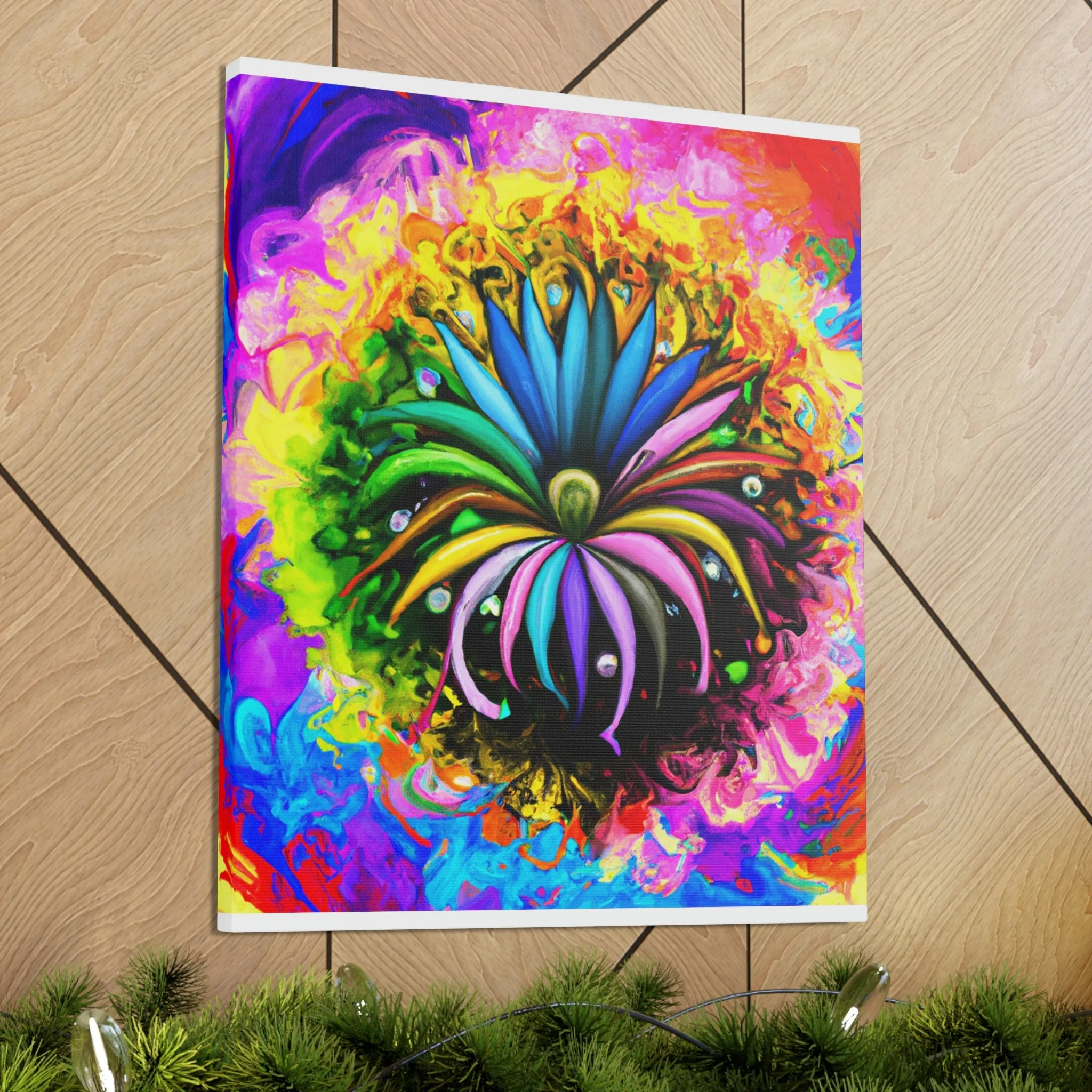 Vivid Petal Vibe - Canvas