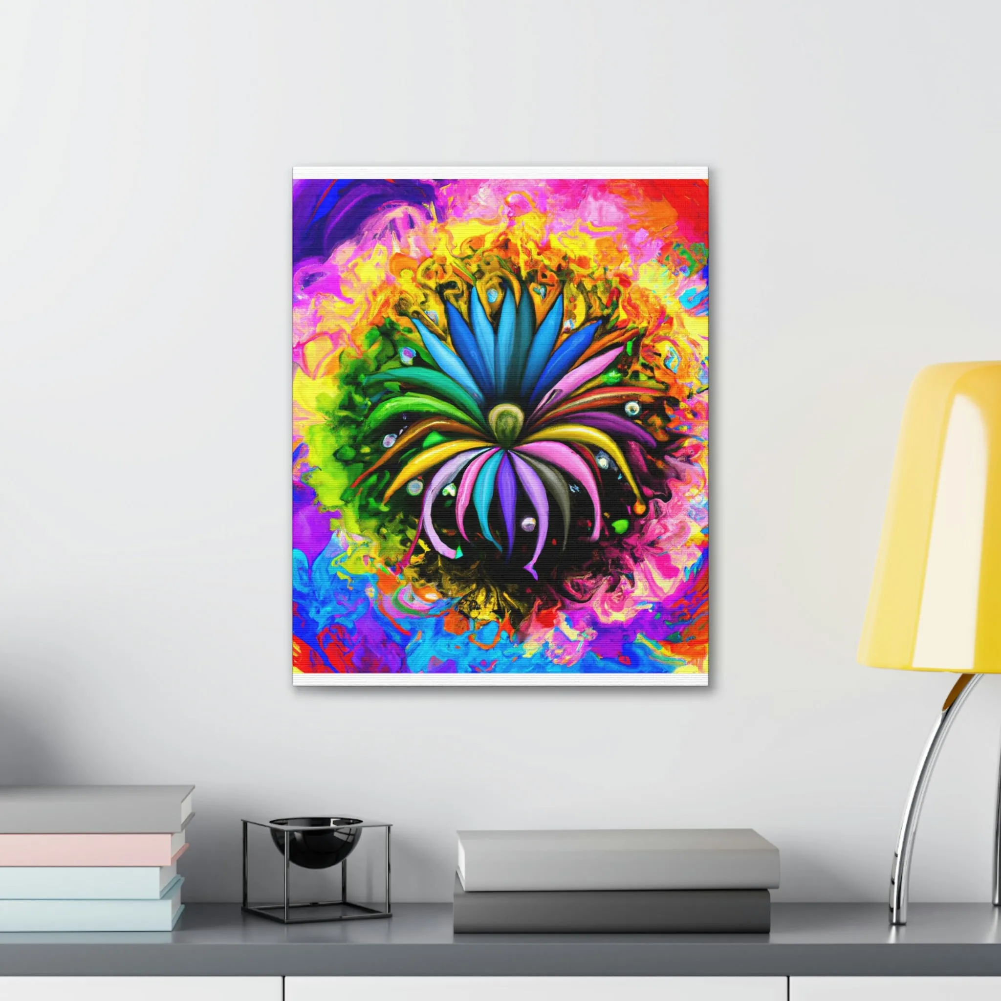 Vivid Petal Vibe - Canvas